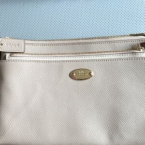 Coach Cream Leather Women's Bag